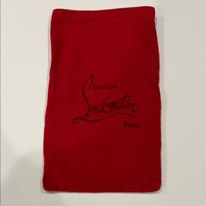 Christian Louboutin Signature Red Bag dust bag